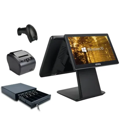 15.6 Inch Aluminum Alloy POS Machine Cashier Equipment