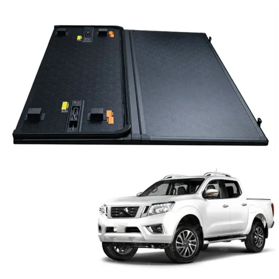Hard Tri-Fold Tonneau Cover with Light for Nissan Navara NP300 2015+