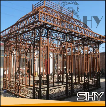 wrought iron garden gazebo outdoor
