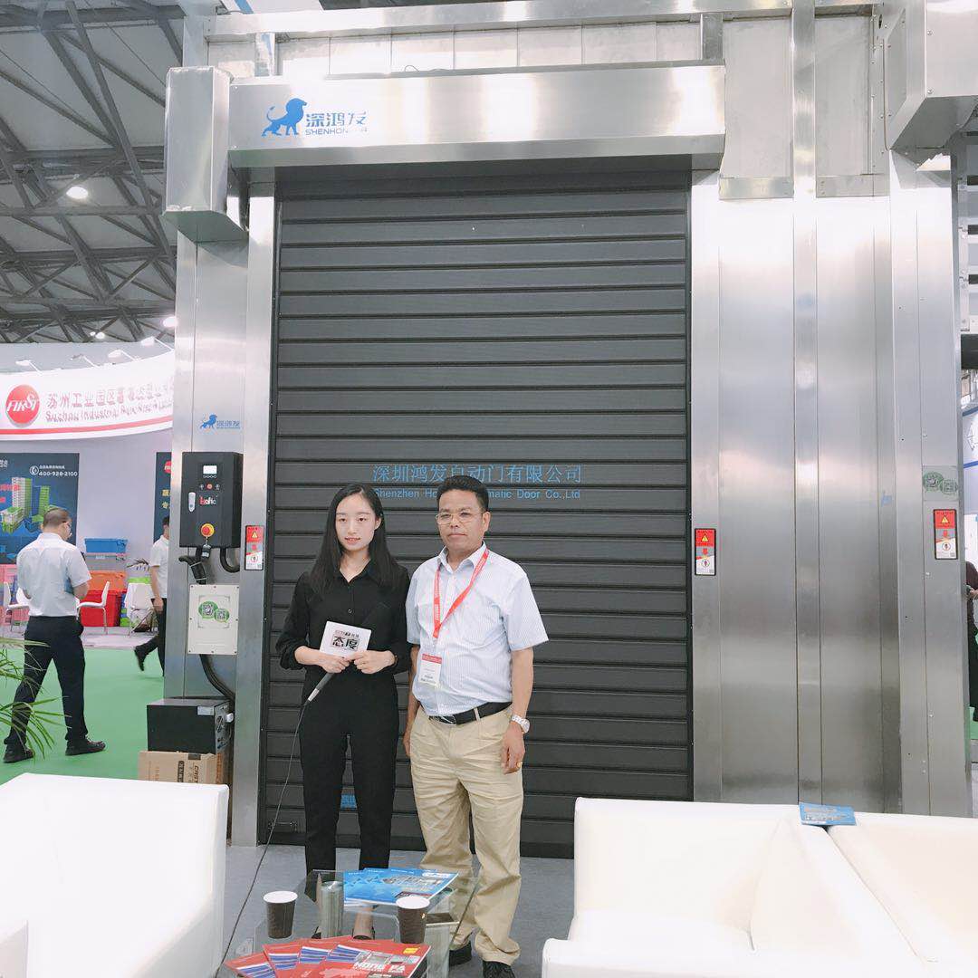 Automatic Rapid Roller Shutter Aluminum Doors