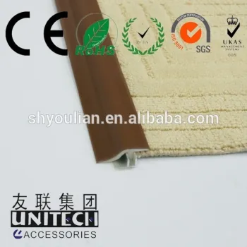 Carpet Use Aluminum Based Extruded PVC Plastic Strip