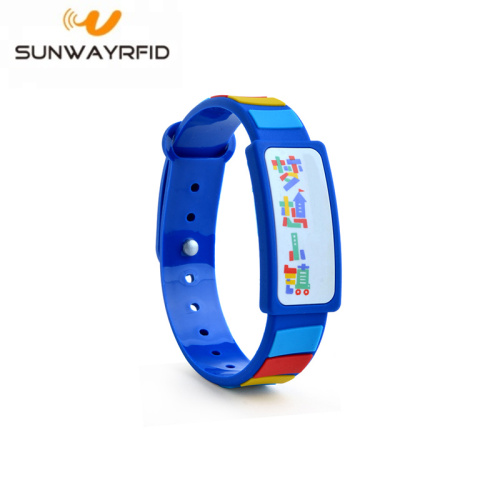 Adjustable MIFARE Ultralight EV1 PVC RFID Wristband