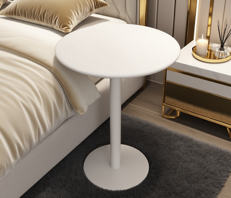 modern tulip shaped outdoor table carbon steel