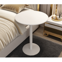 Tulip-Shaped Carbon Steel Outdoor Round Table for Garden