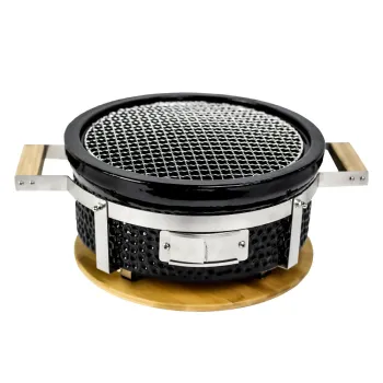 Round Hibachi Indoor Cooking: Exploring Auplex Charcoal Kamado BBQ Japanese Grill