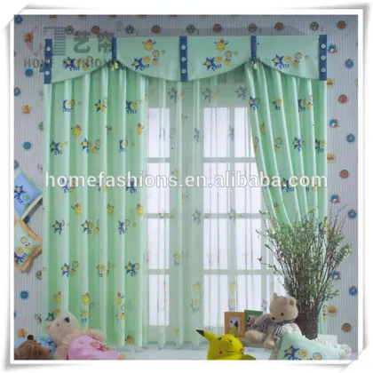 Yilian Curtains With Roller Blind Rod for Home Decoration
