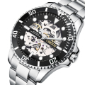 8805B CHENXI Self-Wind męski zegar na suknię Mężczyzna luksusowy zegarek mechaniczny Marki Pełny zegarek ze stali nierdzewnej dla człowieka