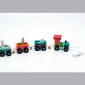 おもちゃの列車の木製ブロックピックアップ、木製のおもちゃのブランド