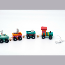 Train de jouet Blocs en bois ramassage, marques de jouets en bois