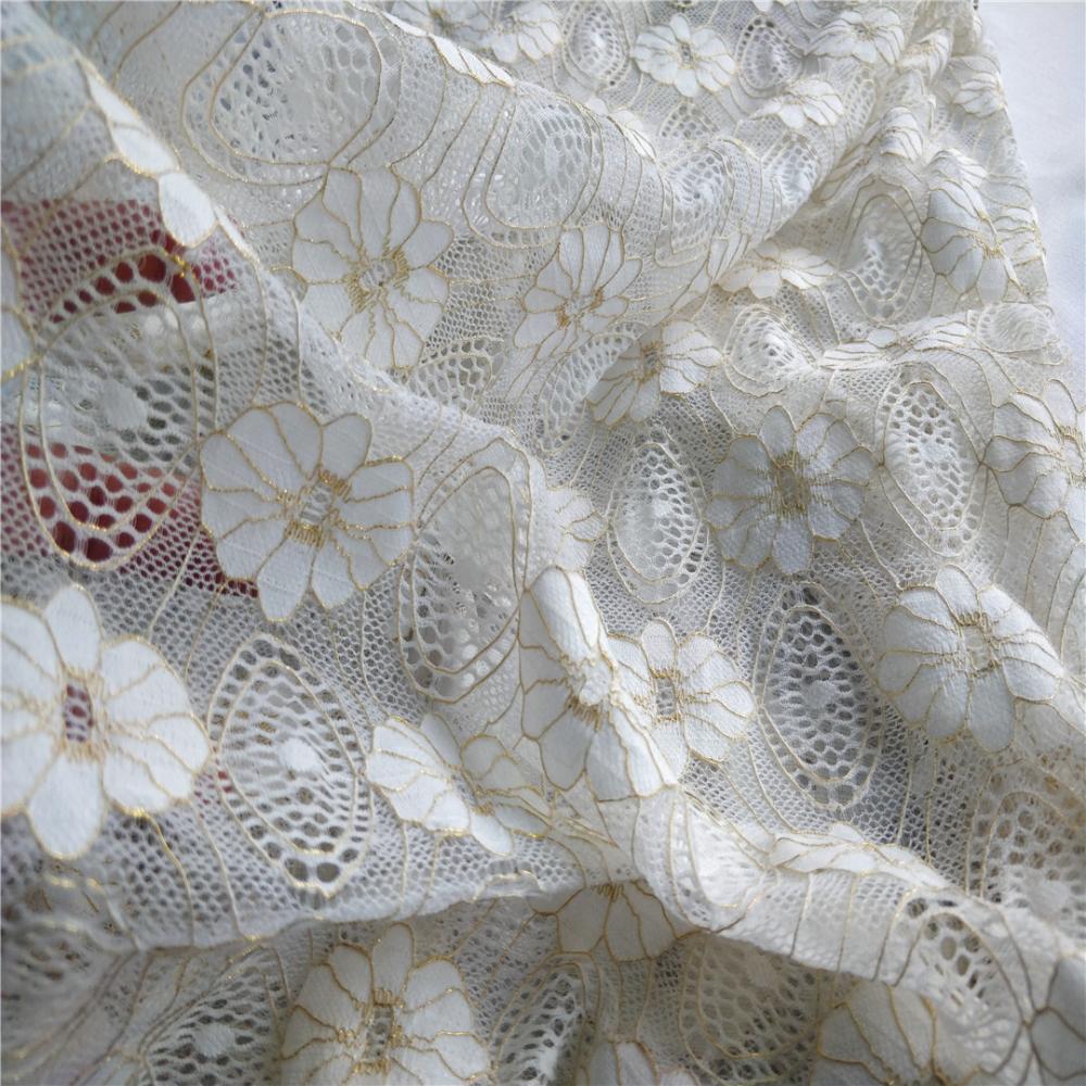 Metallic Lace Knitting Fabric