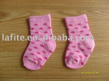 dot Jacquard baby socks