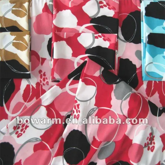 100%polyester pigment printed cloth fabric