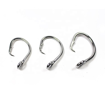 Stainless Steel Tuna Circle Fishing Hooks for Big Game Saltwater Fishing - Sizes 11/0 to 16/0