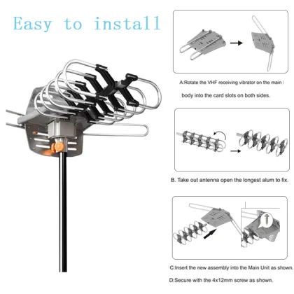 Tv Antenna Da Interno Seatlight Dvb T2 Outdoor