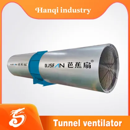 30kW37kW2D extended muffler Exhaust fan in tunnel (jet fan)