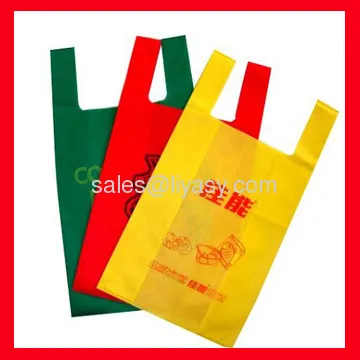 T-shirt Shopping Plastic Vest Bag 