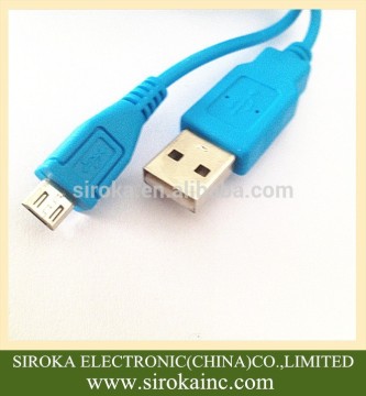 Fast charging speed USB 2.0 micro charging USB data cable for Blackberry HTC