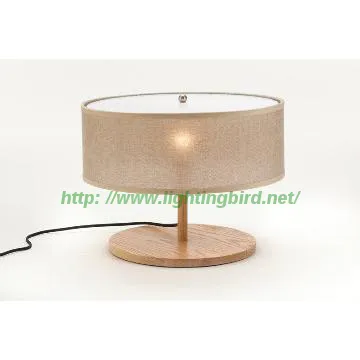 modern beside wood table lamp