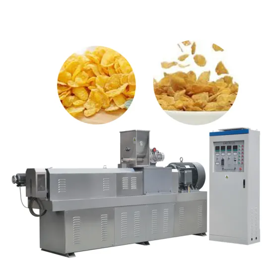 High Capacity Twin Screw Corn Flakes and Breakfast Cereal Production Line Machine
