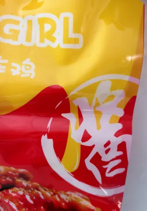 Korean Fried Chicken Sauce Stand up Spout Pouch with Handle