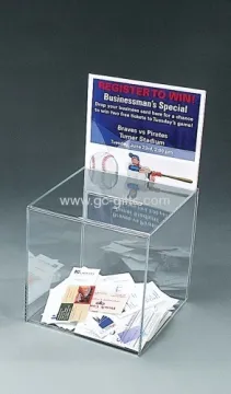 Clear Acrylic Ballot Boxes 