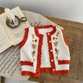 Sleeveless Knit Sweater Kids Sweater