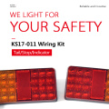 1PC 12V 12v LED ẹhin ina ifihan ina ti o duro de ọkọ oju-omi ọkọ oju-omi ọkọ oju omi oju omi ọkọ oju-omi ọkọ oju omi