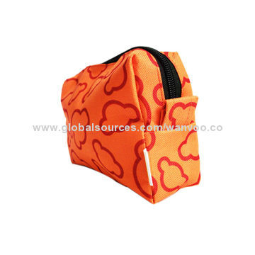 Satin cosmetic bags, suitable for promotional, OEM design welcomed