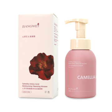 BANGWEI Private Label Camellia Amino Acid Face Cleanser Mousse