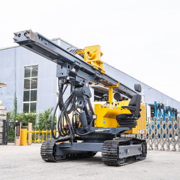Hengwang Crawler Photovoltaic Solar Piling Machine Pile Driver Air Hydraulic System
