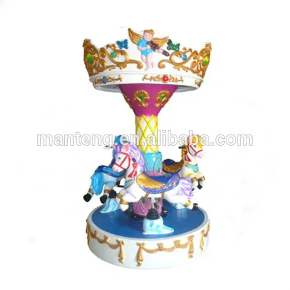 3 Seats Carousel Little Angel Kiddie Ride Machine