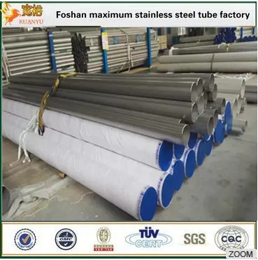 Large diameter pipe 300 series ss304 stainless steel pipe price list
