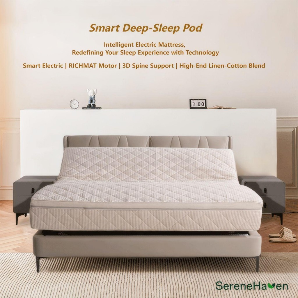 調節可能な機能を備えたスマート電動マットレス