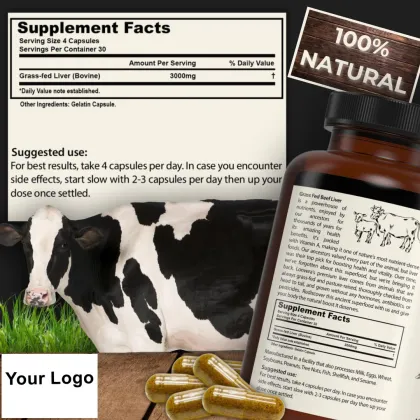OEM Private Label Grassfed Beef Organs Capsules
