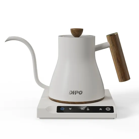 DHPO 1000W Stainless Steel Gooseneck Kettle for Turkish/Arabic Pour Over Coffee