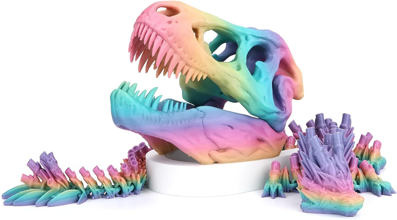 Non-Shiny Rainbow PLA Filament