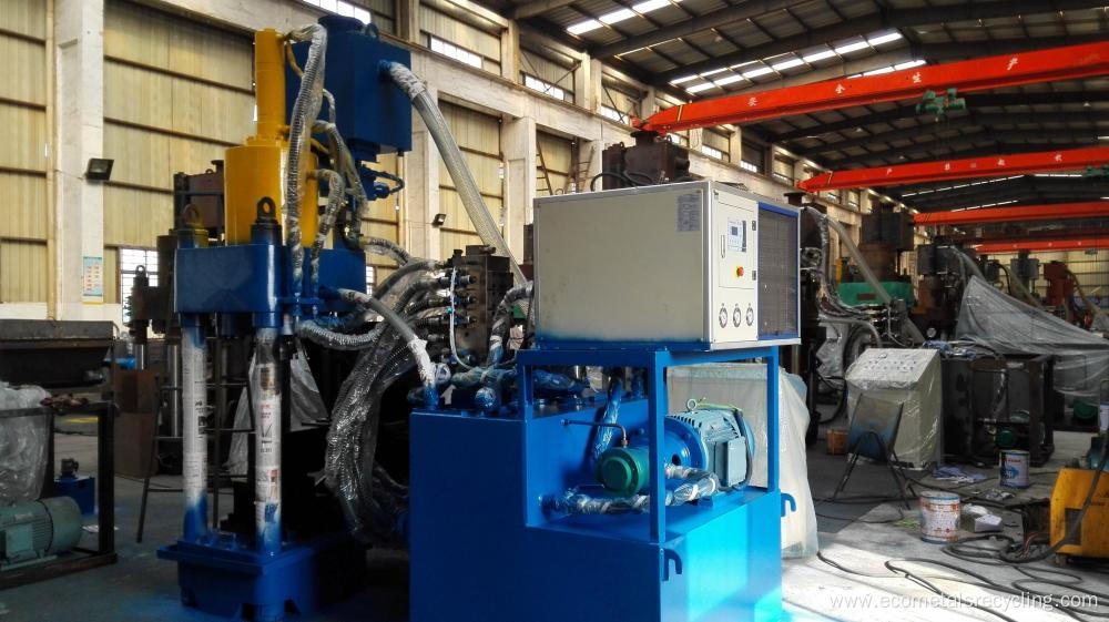 Waste Aluminum Copper Scrap Briquette Recycling Machine