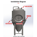 Beer CO2 tester ya jaribio la CO2 ya mtihani