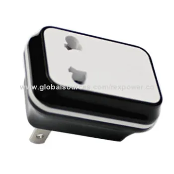 Sockets on the Back, Black and White Interlaced Appearance, Smooth Lines Single USBNew