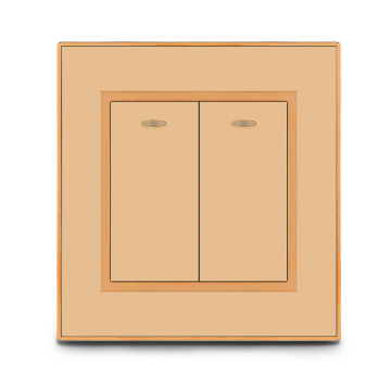 Factory Direct 2 Gang 1 Way Traditional Wall Switch Socket Sale