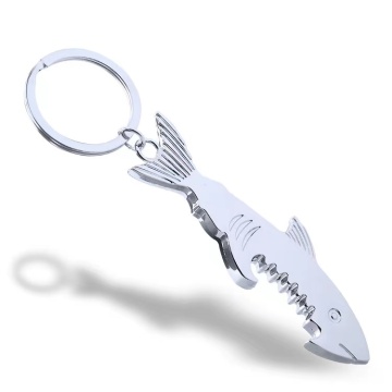 Shark kształt aluminiowy otwieracz do butelek z piwem - prezent promocyjny