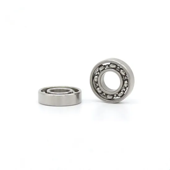 Open Stainless Steel 440 Bearing 6*13*3.5mm Deep Groove Ball Bearing