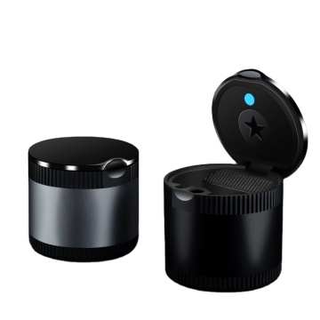 Portable Luxury Metal Ashtray with Custom LED Light for Wholesale