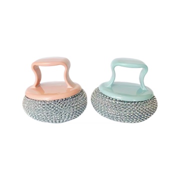 Stainless Steel Scrubber Microfiber Scouring Pad for Kitchen Cleaning
