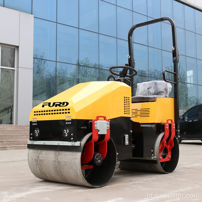 Compactador de rolo vibratório hidráulico hidráulico de potência diesel FYL-890