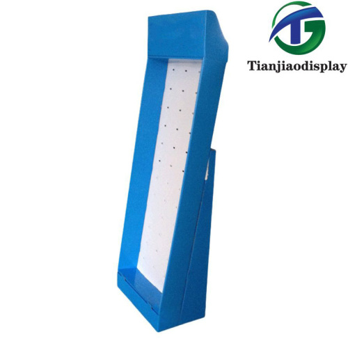 टिकाऊ कार्डबोर्ड हुक डिस्प्ले स्टैंड