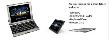 Metal Shell Thinner Mid Tablet Pc 9.7" With Keyboard Case And Protecter Case
