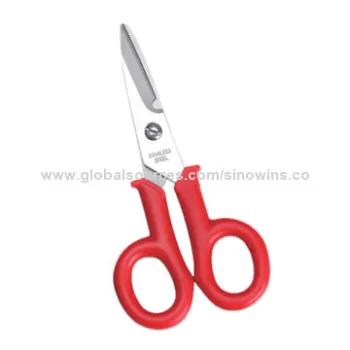 Stainless Steel Electrician Scissors with 2.5mm Thickness of Blade