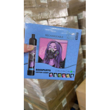 ขายร้อน Fumot Randm Dazzle 6000 Puffs Nic