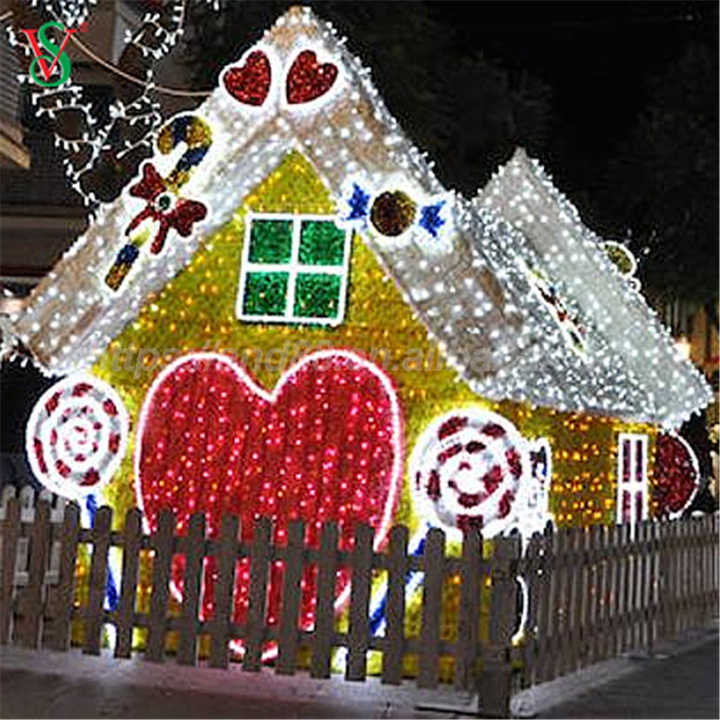 Outdoor 3d Led Christmas Motif Light Decoration